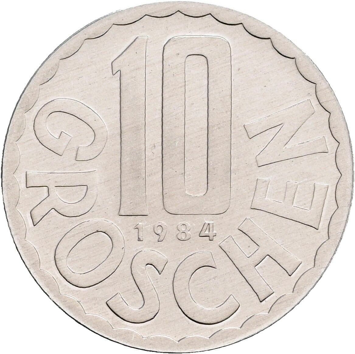 10 Groschen 1984 – Vorderseite