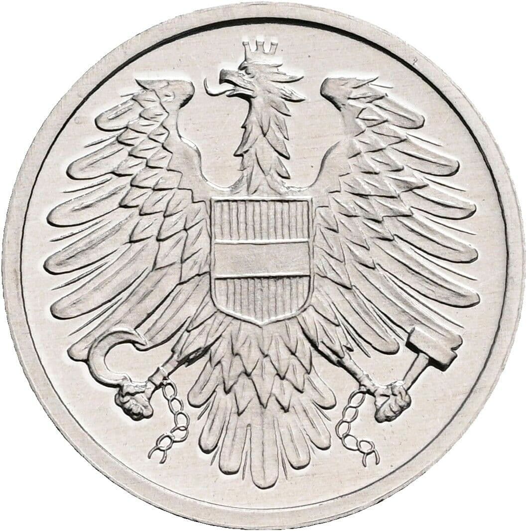 2 Groschen 1984 – Rückseite