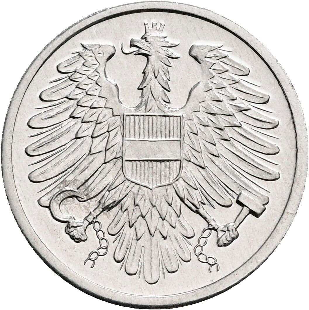 2 Groschen 1984 – Rückseite