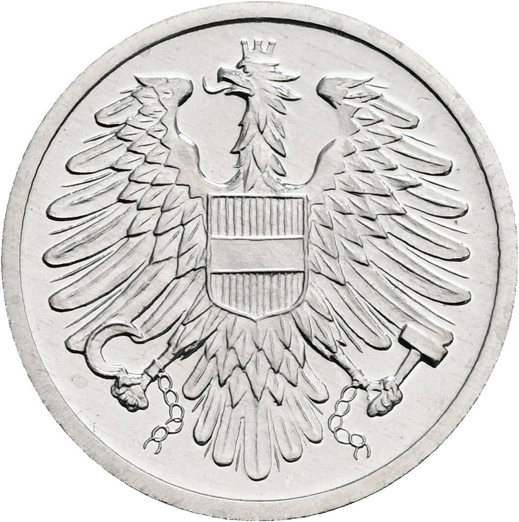 2 Groschen 1984 – Rückseite