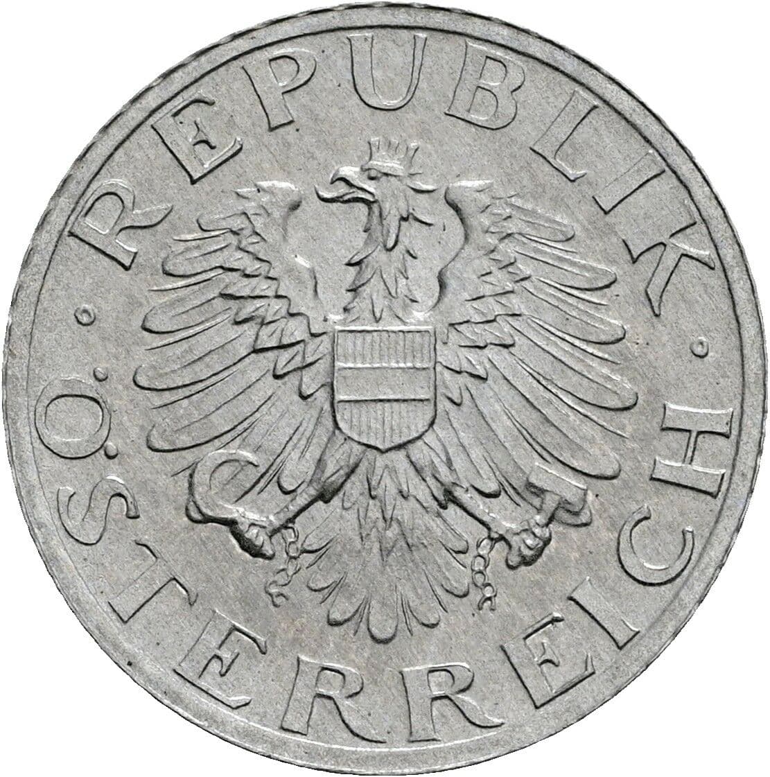 5 Groschen 1984 – Rückseite