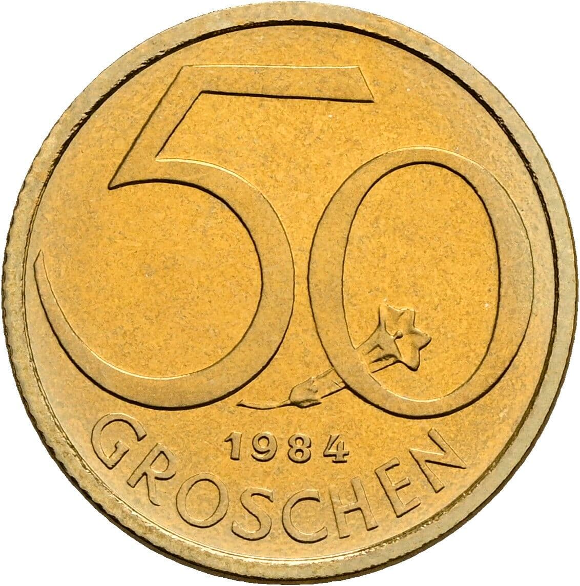 50 Groschen 1984 – Vorderseite