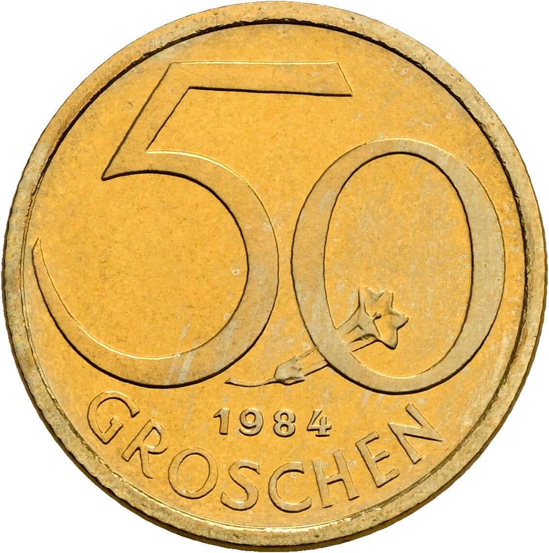 50 Groschen 1984 – Vorderseite