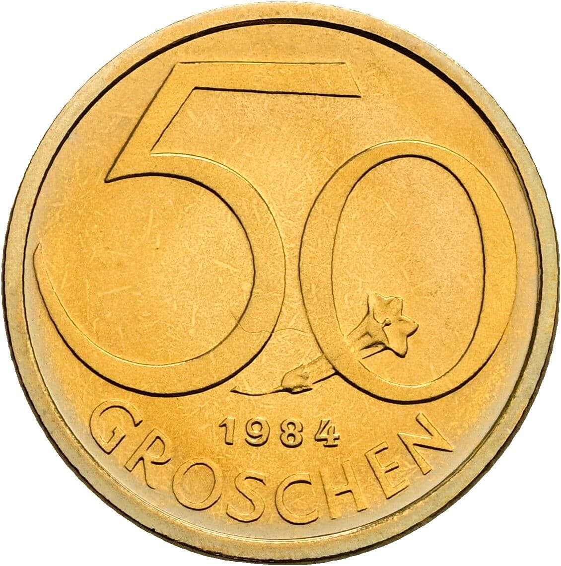 50 Groschen 1984 – Vorderseite