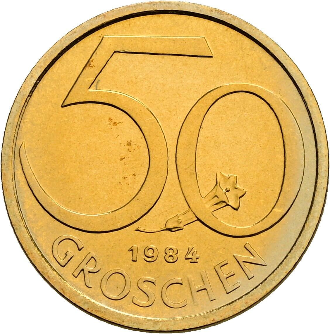 50 Groschen 1984 – Vorderseite