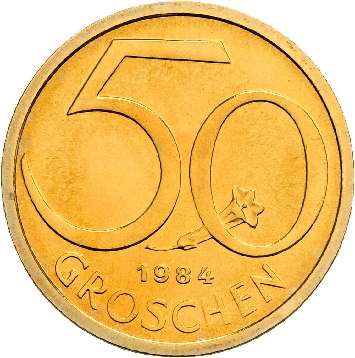 50 Groschen 1984 – Vorderseite