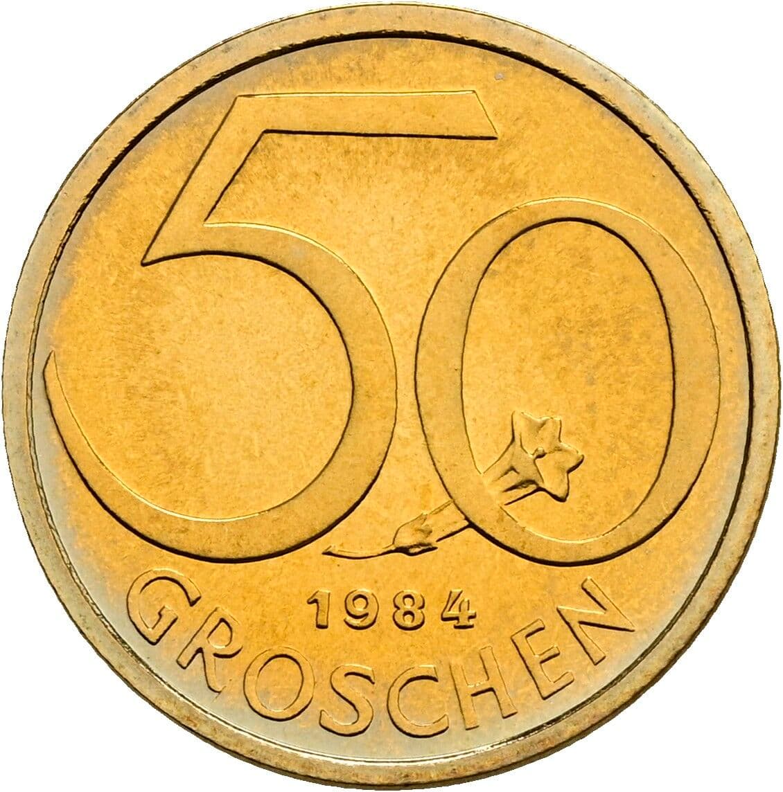 50 Groschen 1984 – Vorderseite