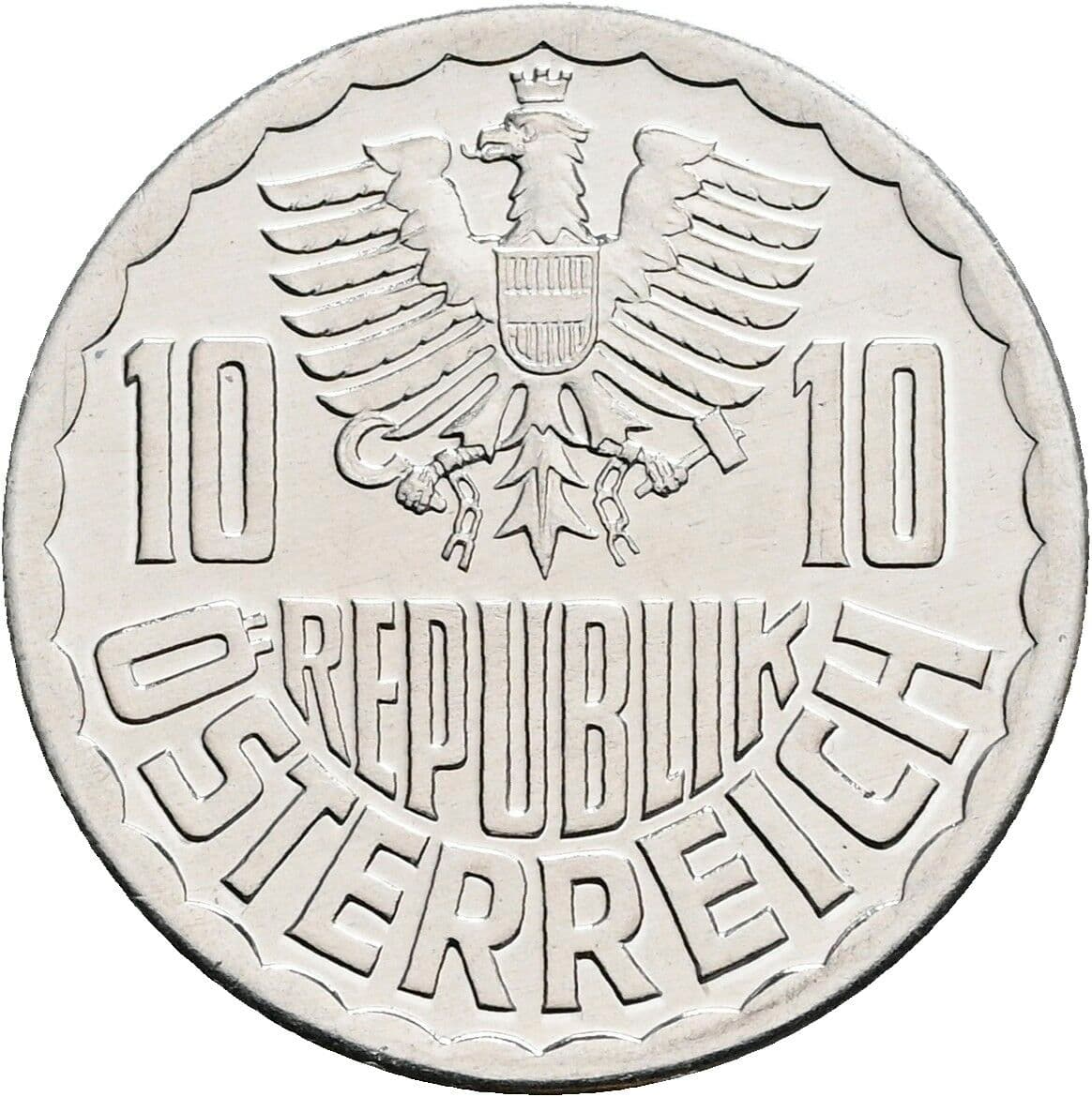 10 Groschen 1984 – Rückseite