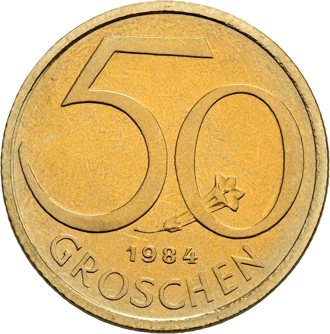 50 Groschen 1984 – Vorderseite