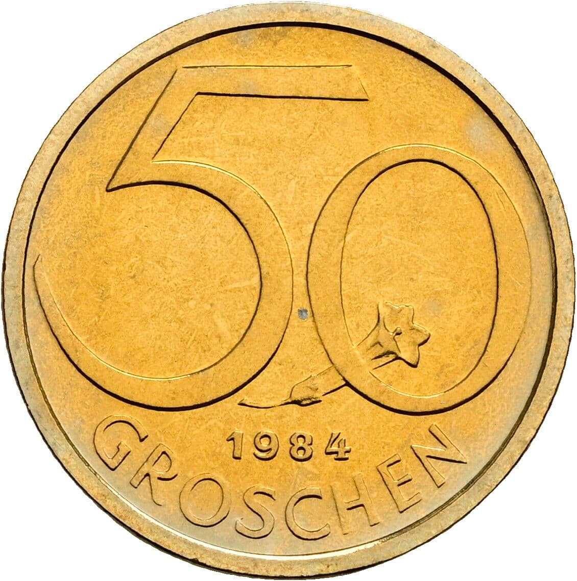 50 Groschen 1984 – Vorderseite
