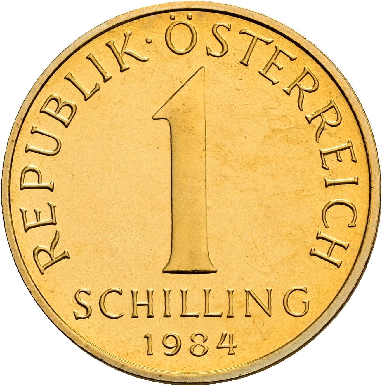 1 Schilling 1984 – Vorderseite