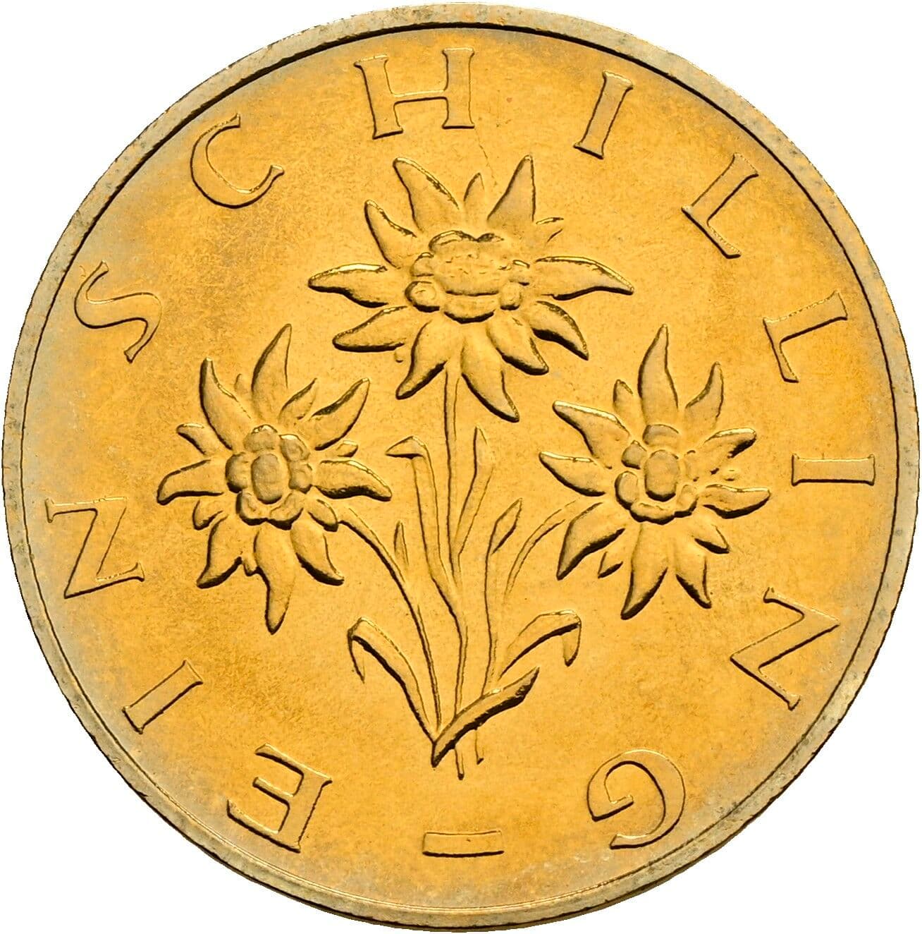 1 Schilling 1984 – Rückseite