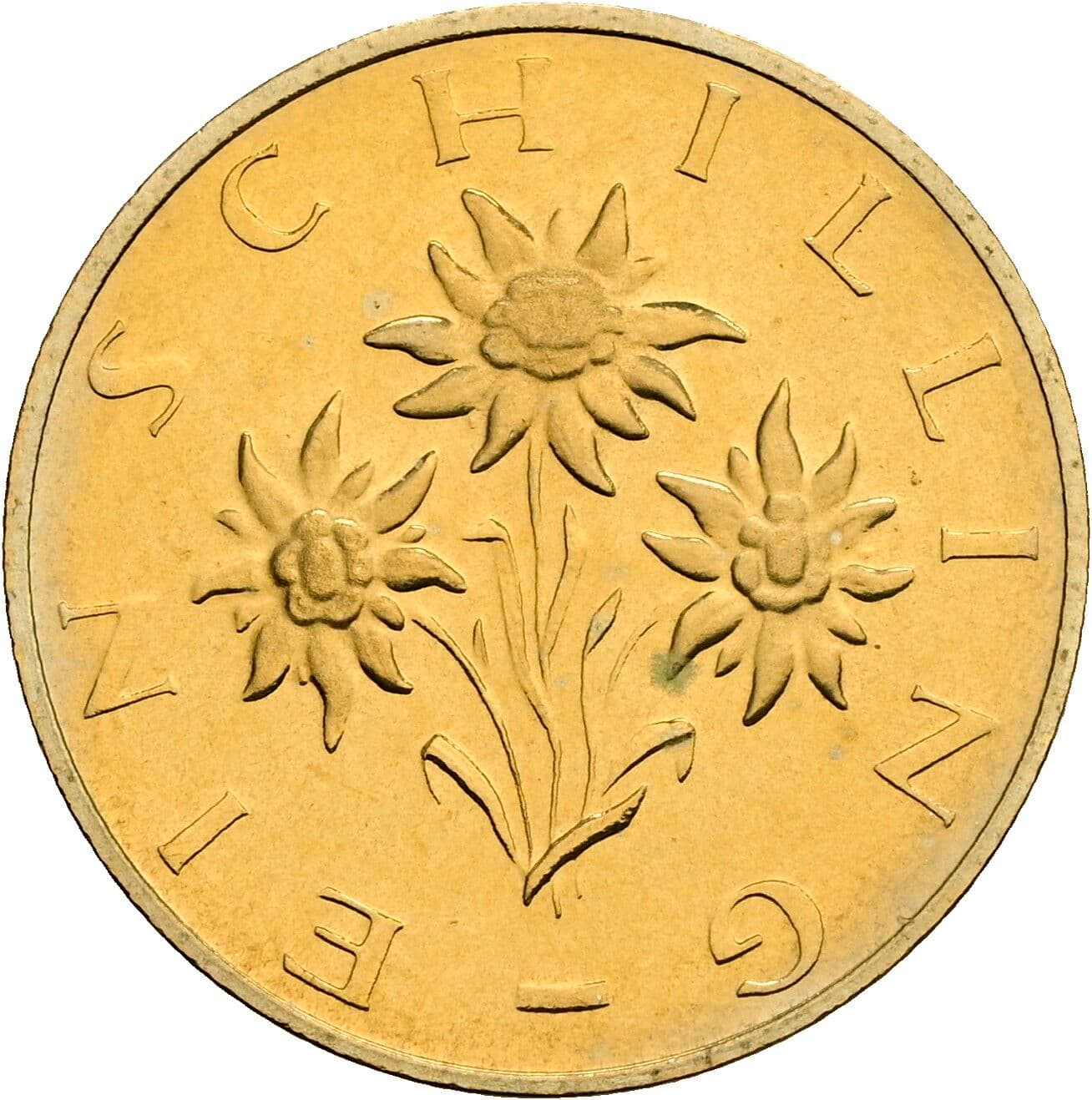 1 Schilling 1984 – Rückseite
