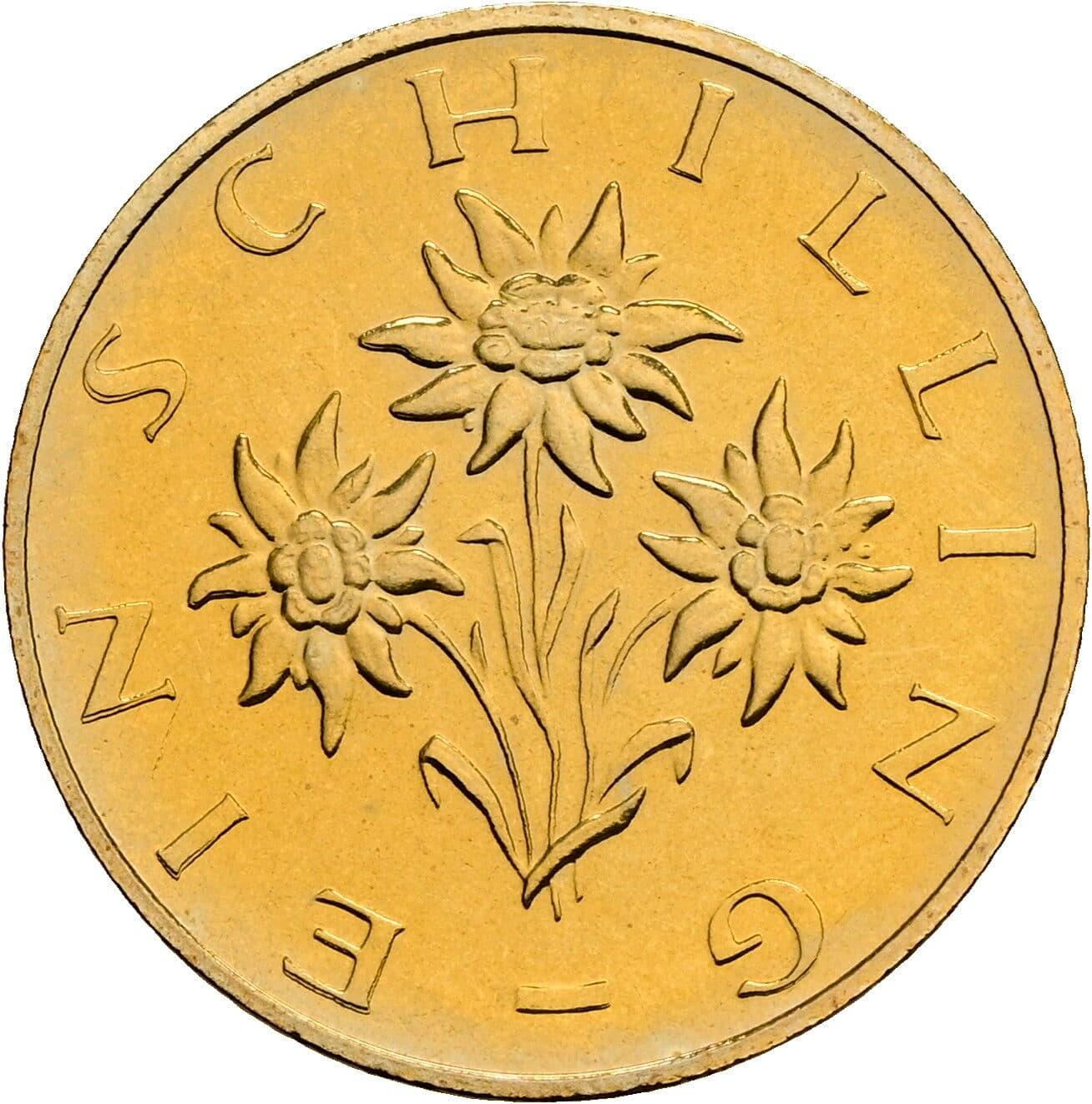 1 Schilling 1984 – Rückseite