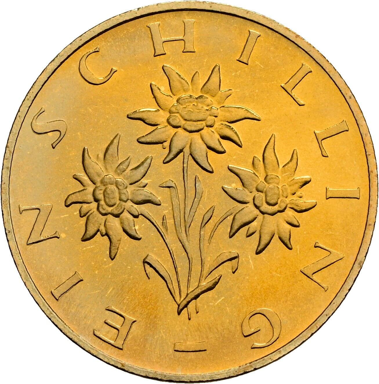 1 Schilling 1984 – Rückseite