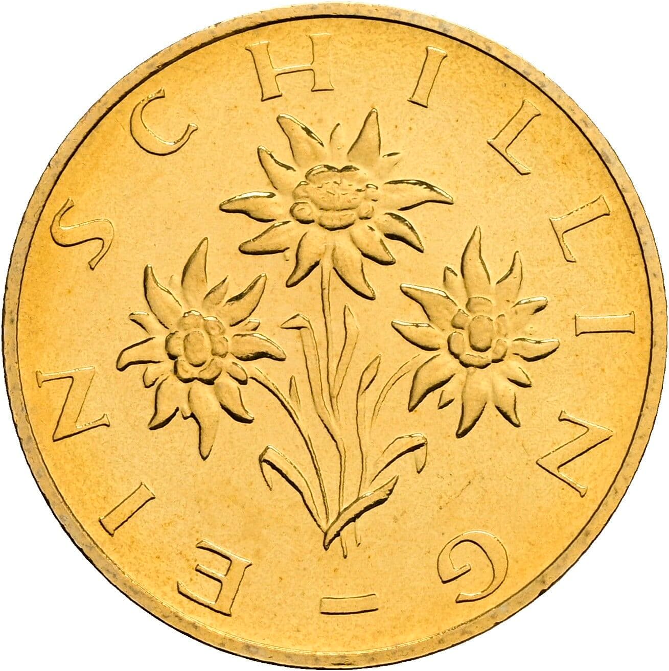 1 Schilling 1984 – Rückseite