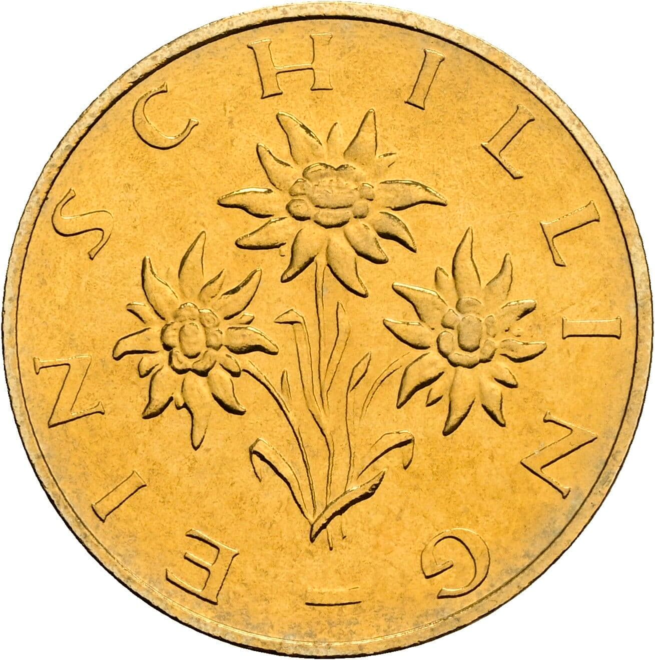 1 Schilling 1984 – Rückseite