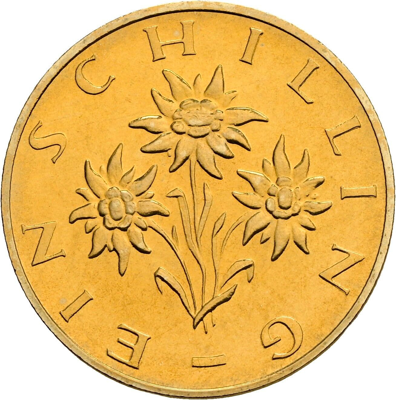 1 Schilling 1984 – Rückseite