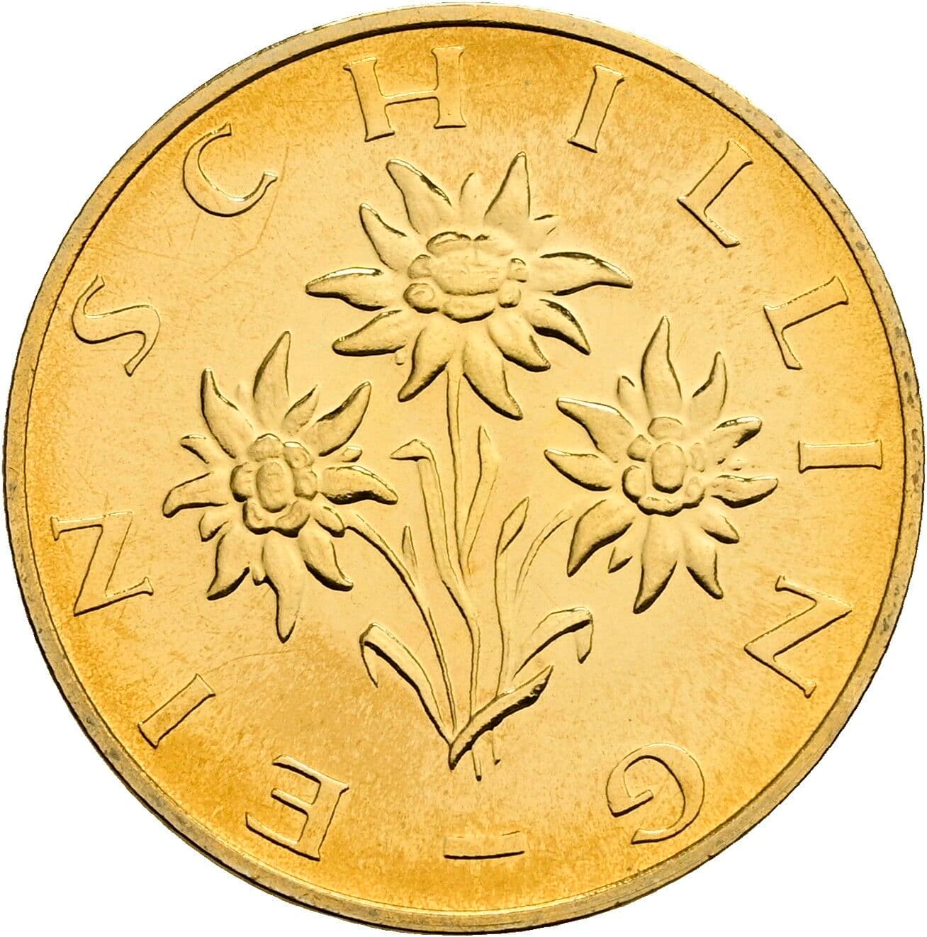 1 Schilling 1984 – Rückseite