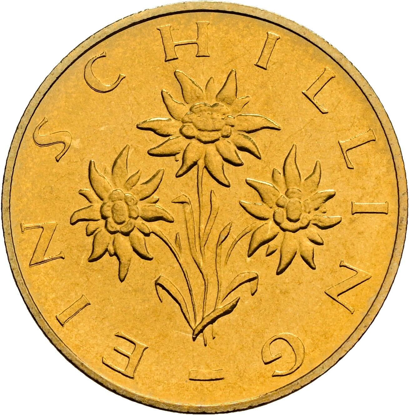 1 Schilling 1984 – Rückseite