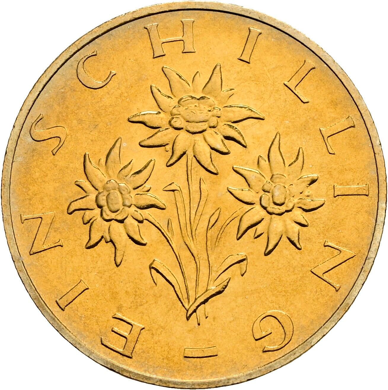 1 Schilling 1984 – Rückseite