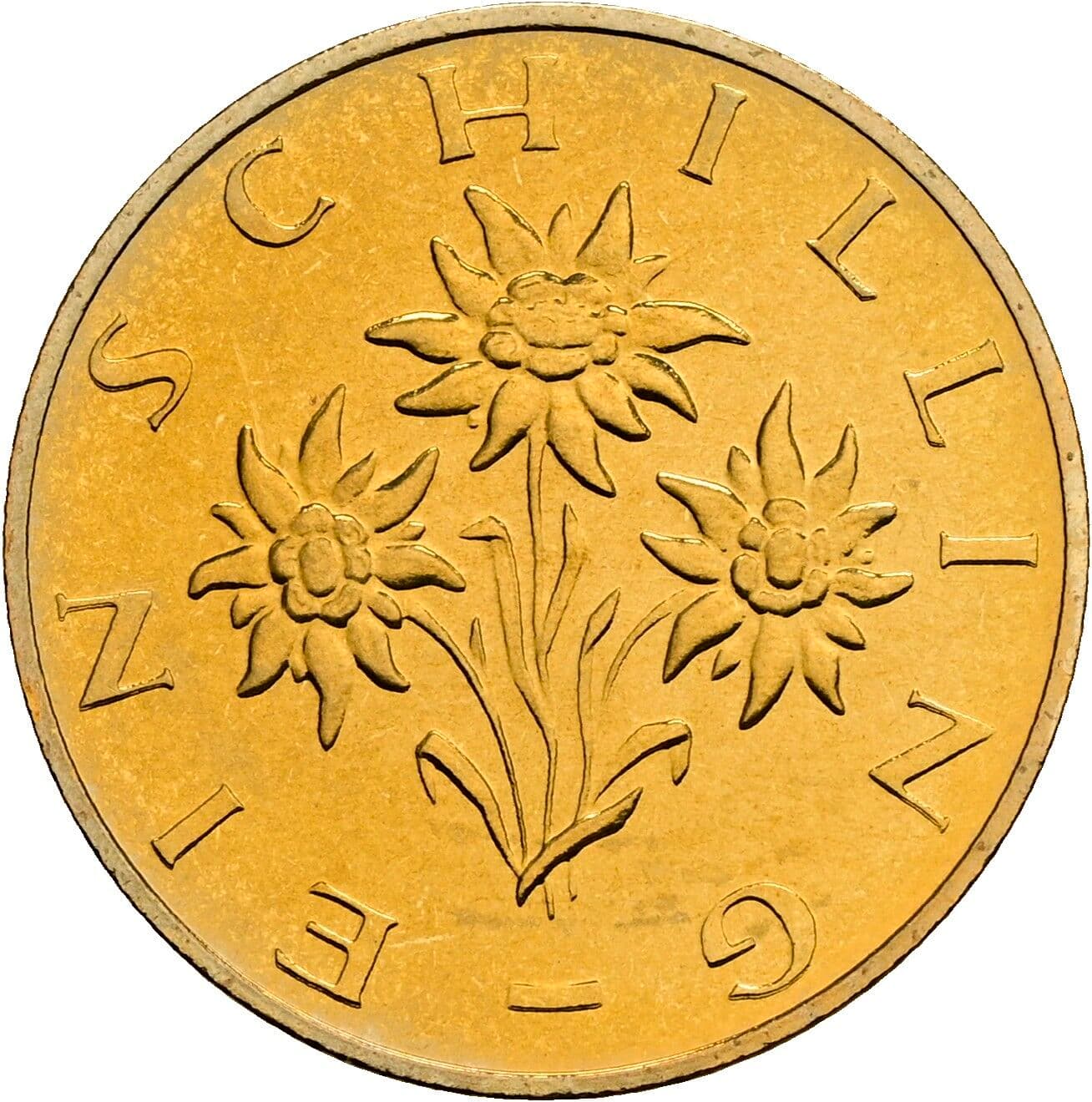 1 Schilling 1984 – Rückseite