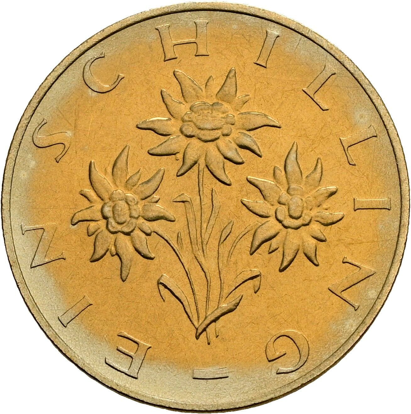 1 Schilling 1984 – Rückseite