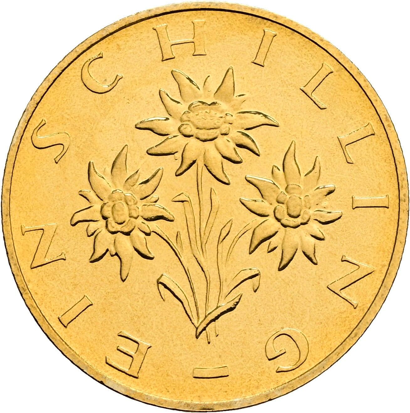 1 Schilling 1984 – Rückseite