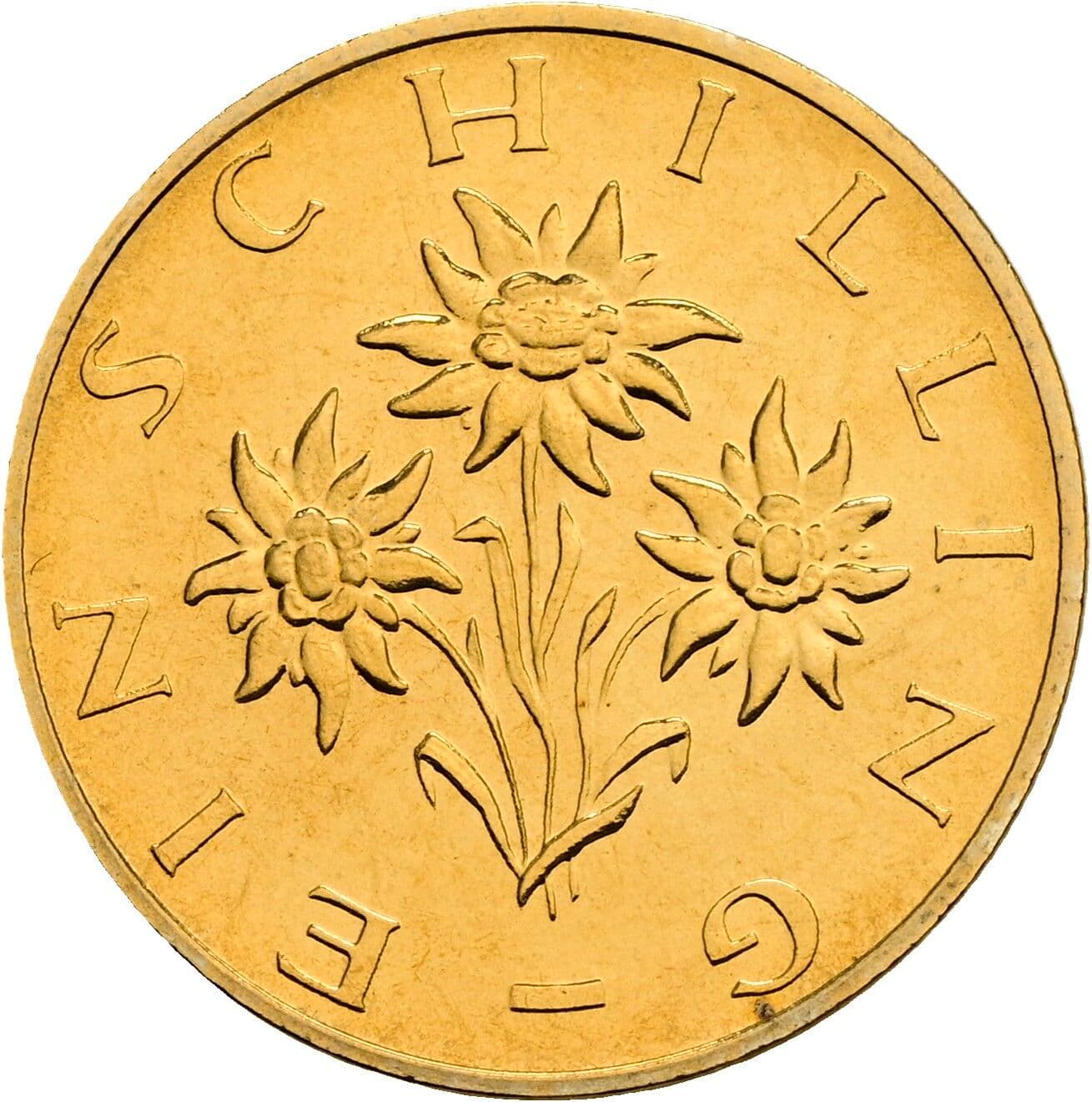 1 Schilling 1984 – Rückseite