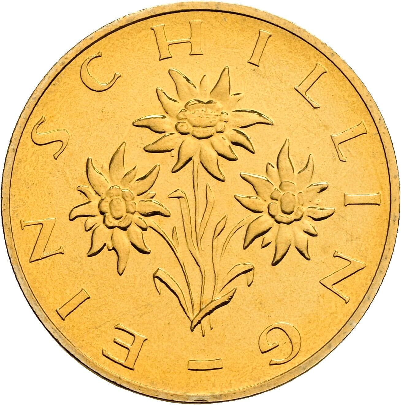 1 Schilling 1984 – Rückseite