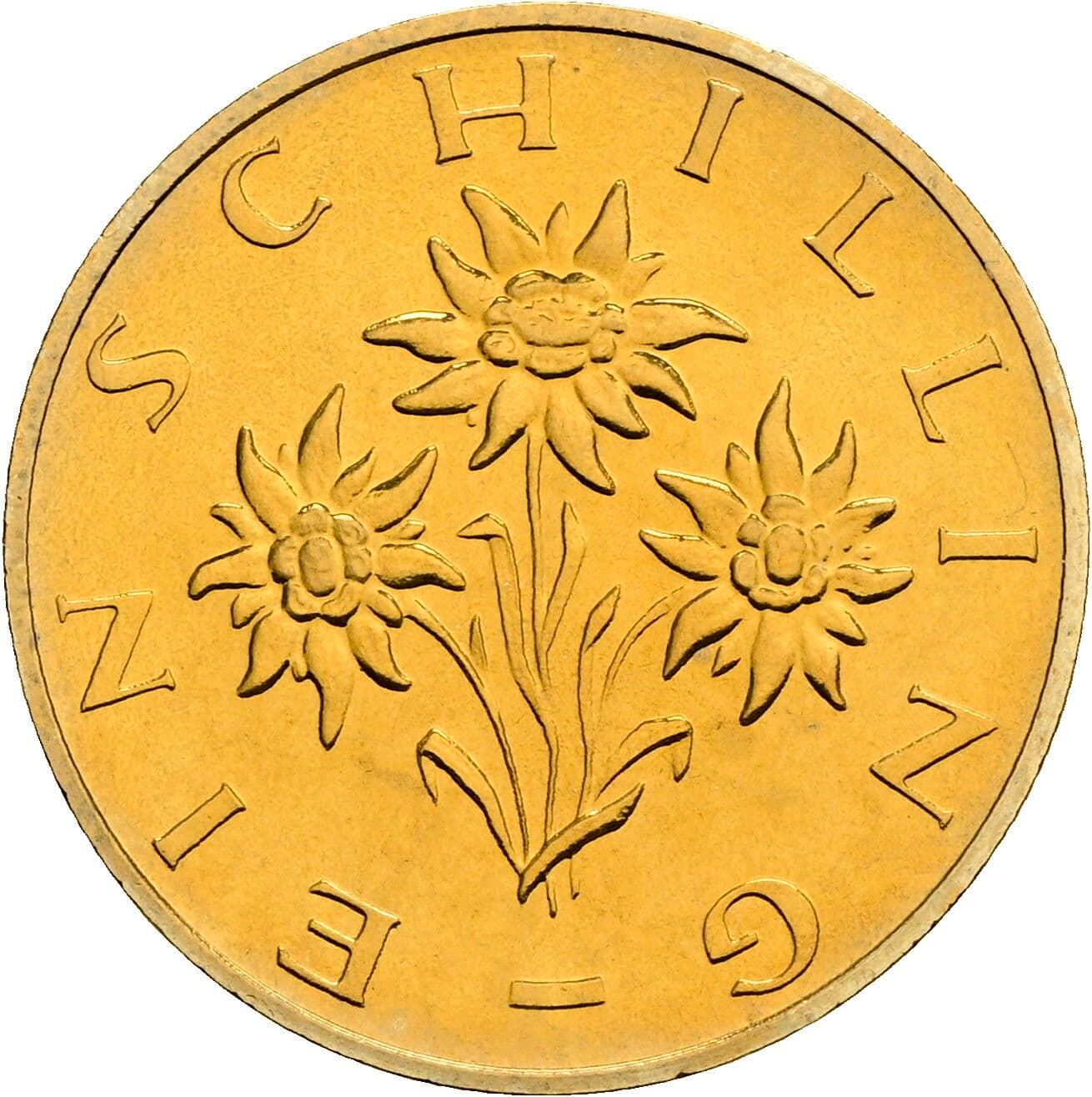 1 Schilling 1984 – Rückseite