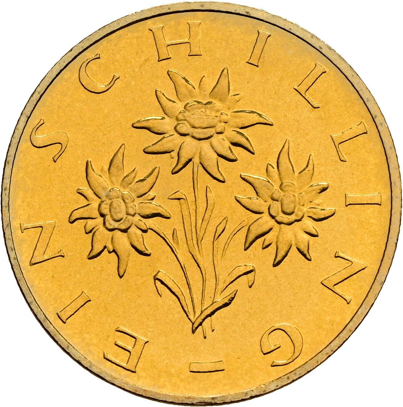 1 Schilling 1984 – Rückseite