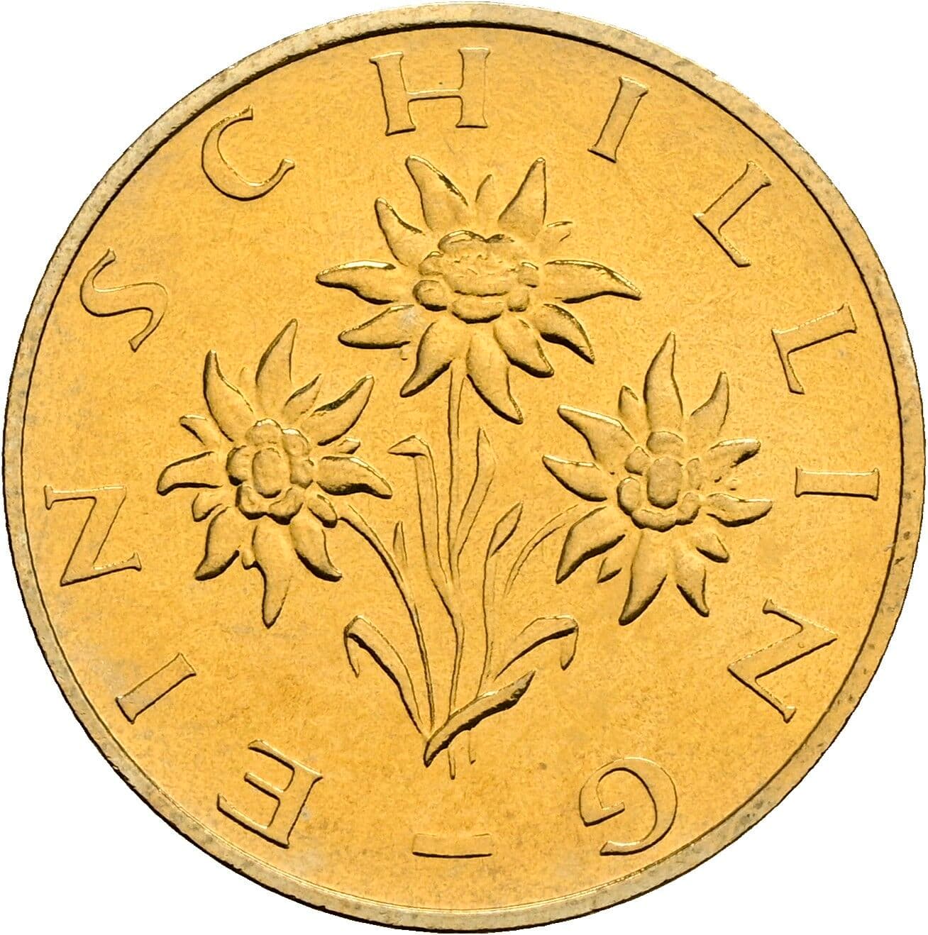 1 Schilling 1984 – Rückseite