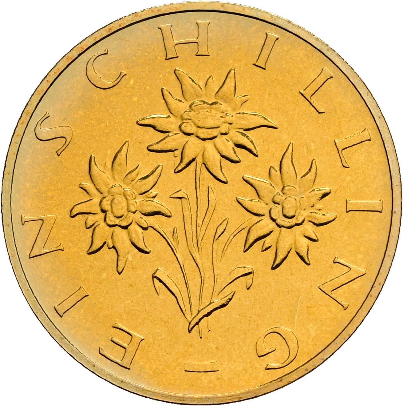 1 Schilling 1984 – Rückseite