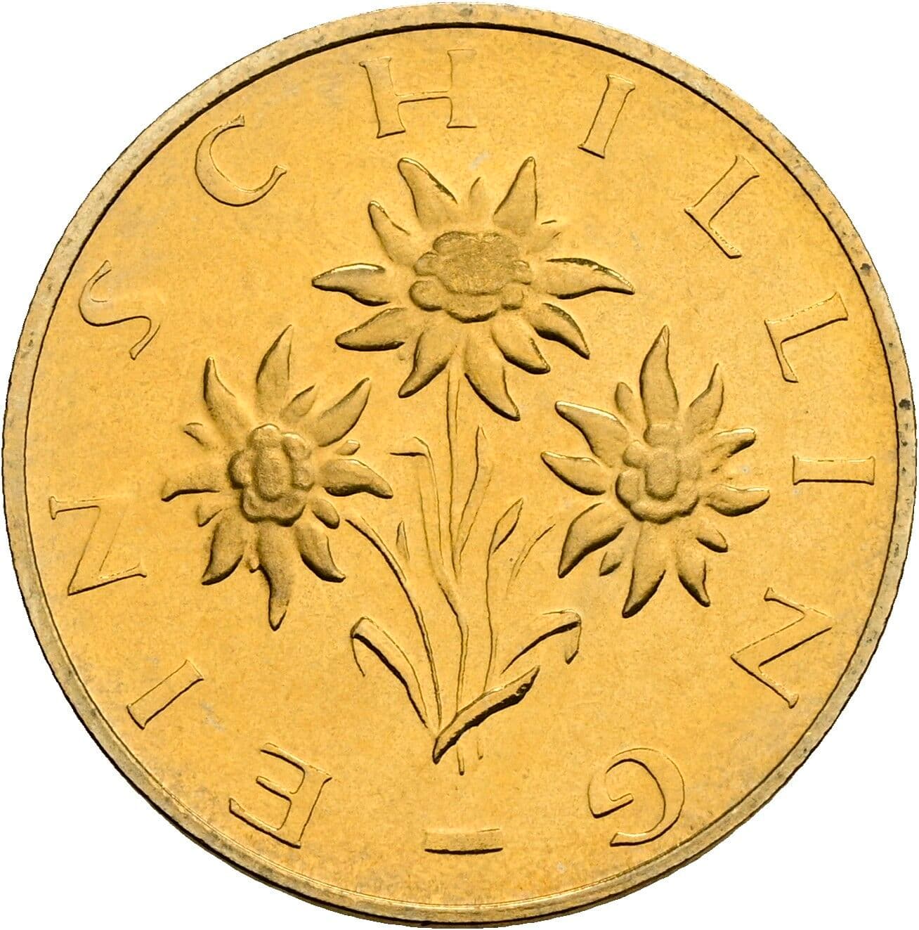 1 Schilling 1984 – Rückseite