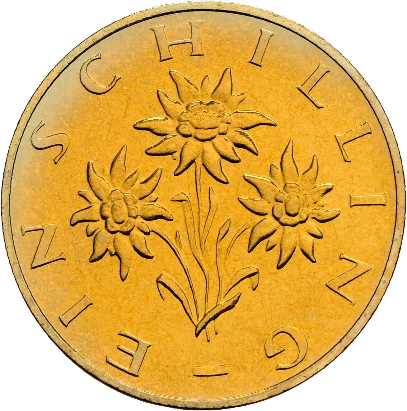 1 Schilling 1984 – Rückseite