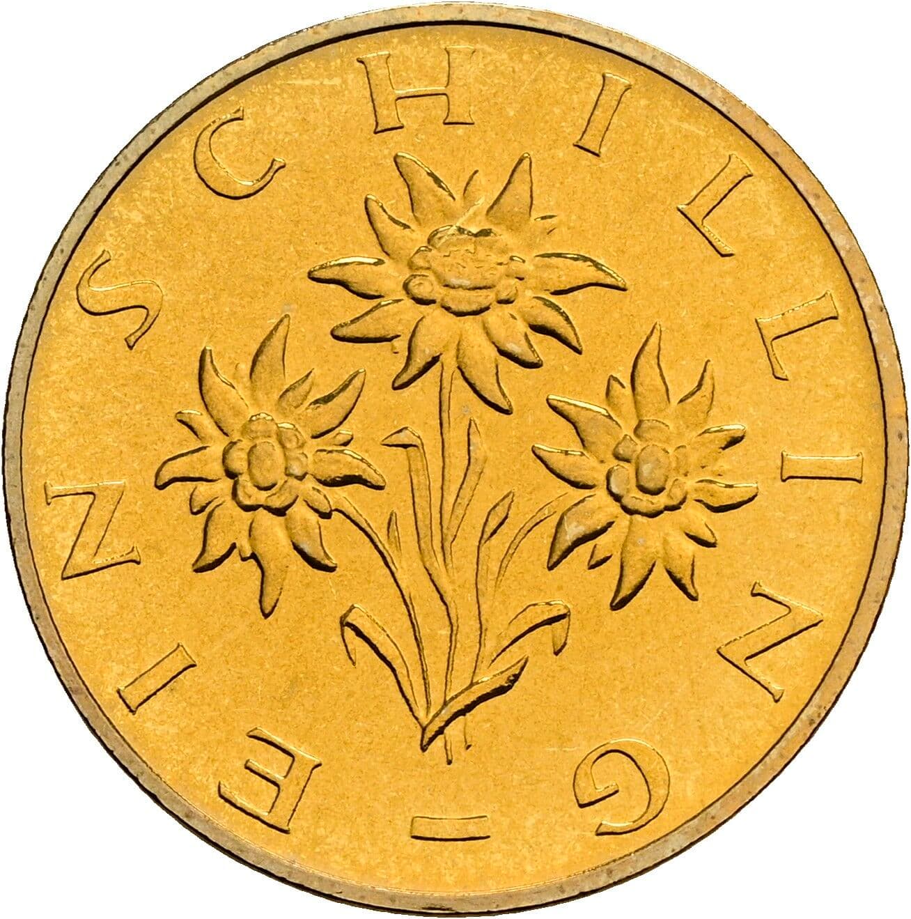 1 Schilling 1984 – Rückseite