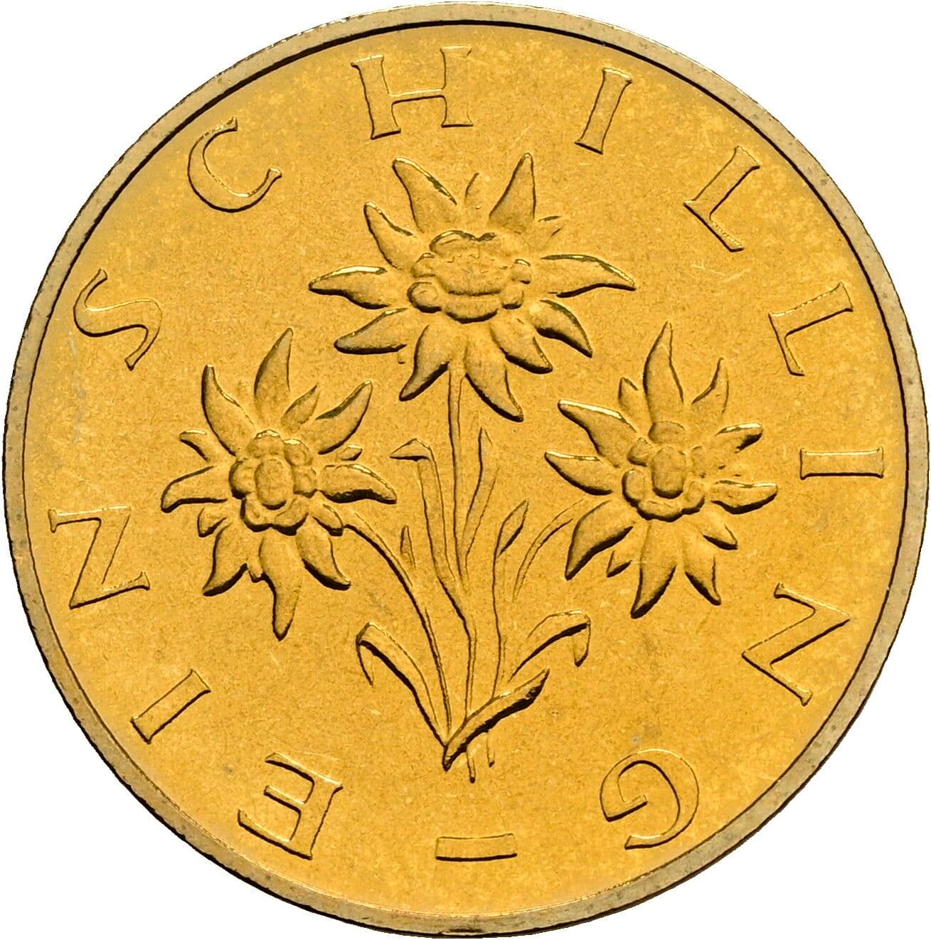1 Schilling 1984 – Rückseite