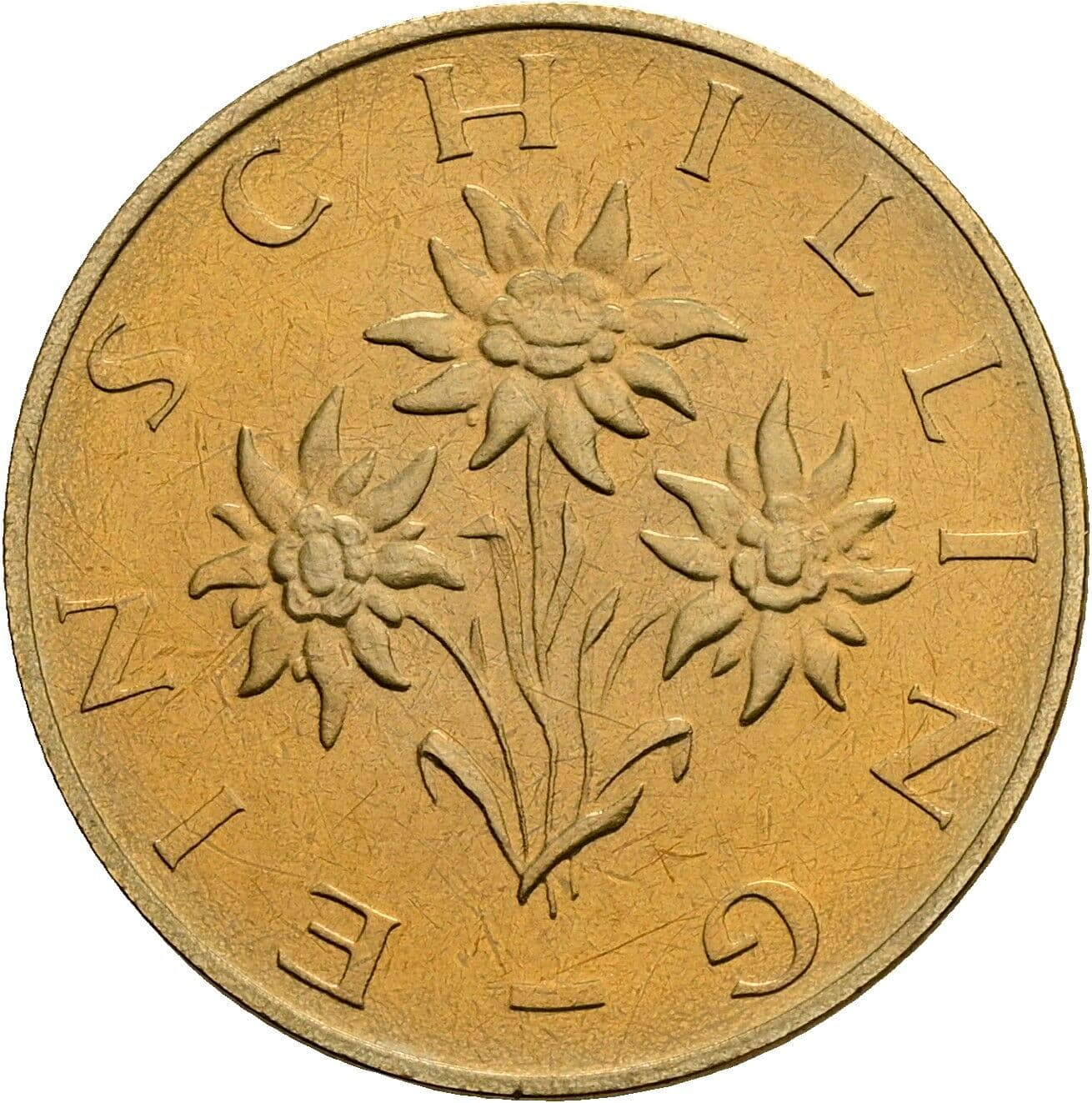 1 Schilling 1984 – Rückseite