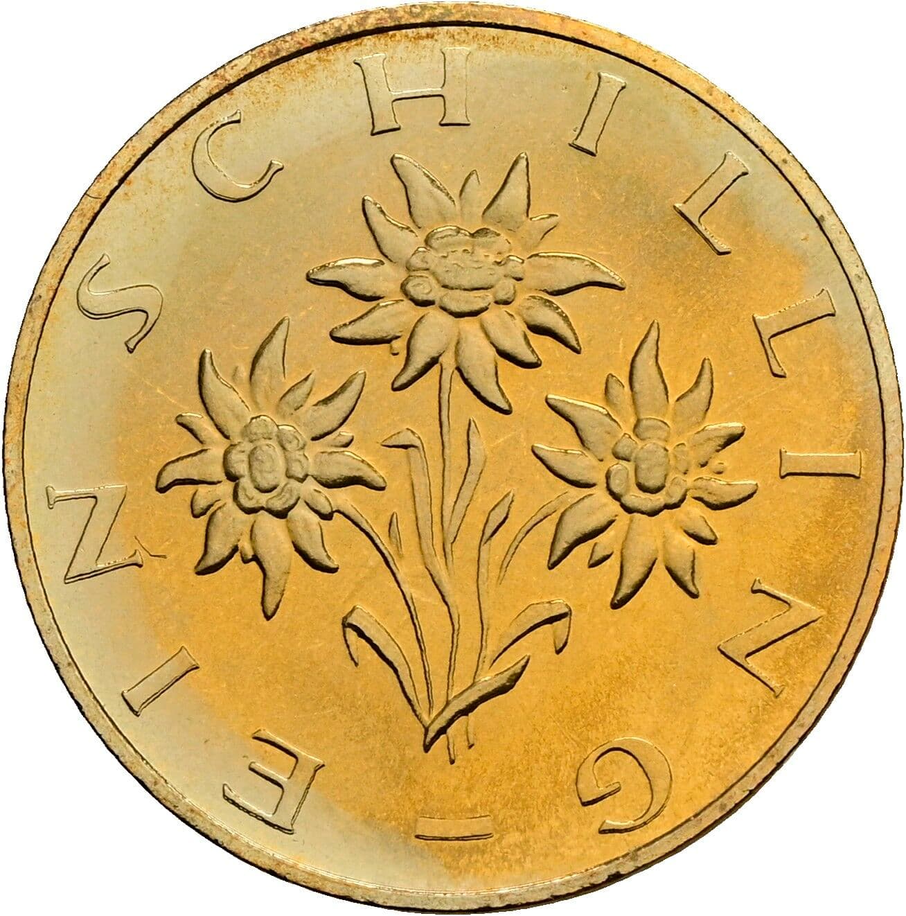 1 Schilling 1984 – Rückseite