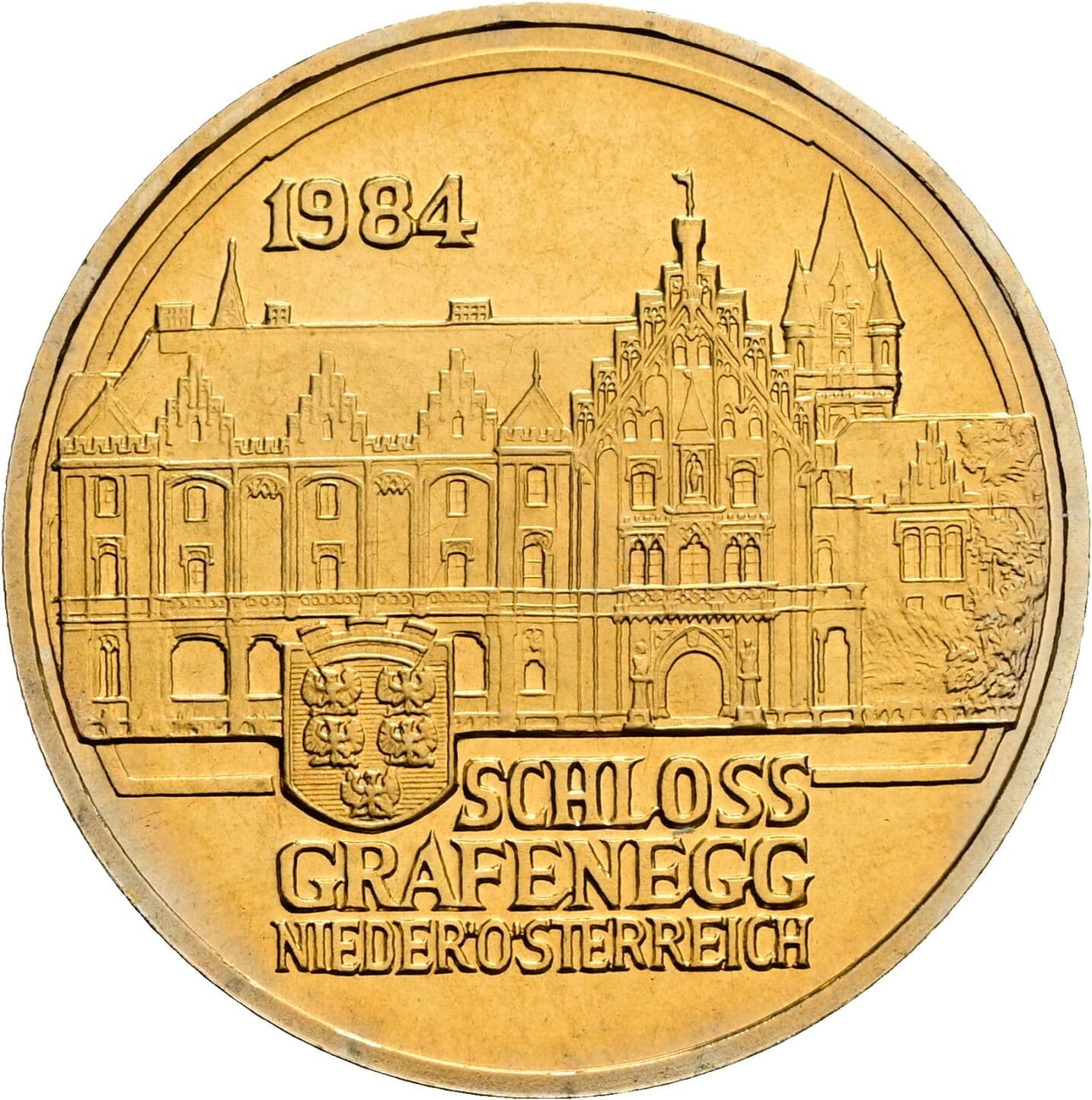 20 Schilling 1984 – Rückseite