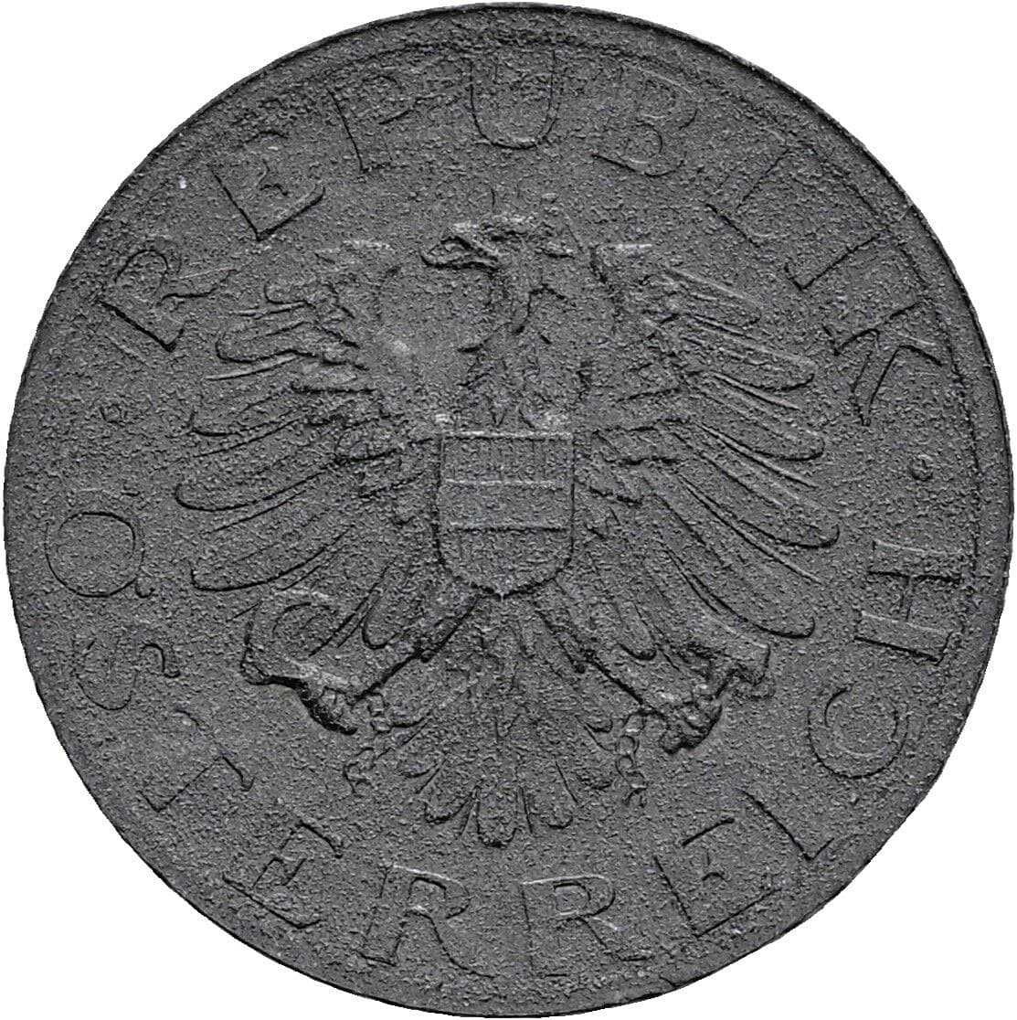 5 Groschen 1981 – Rückseite