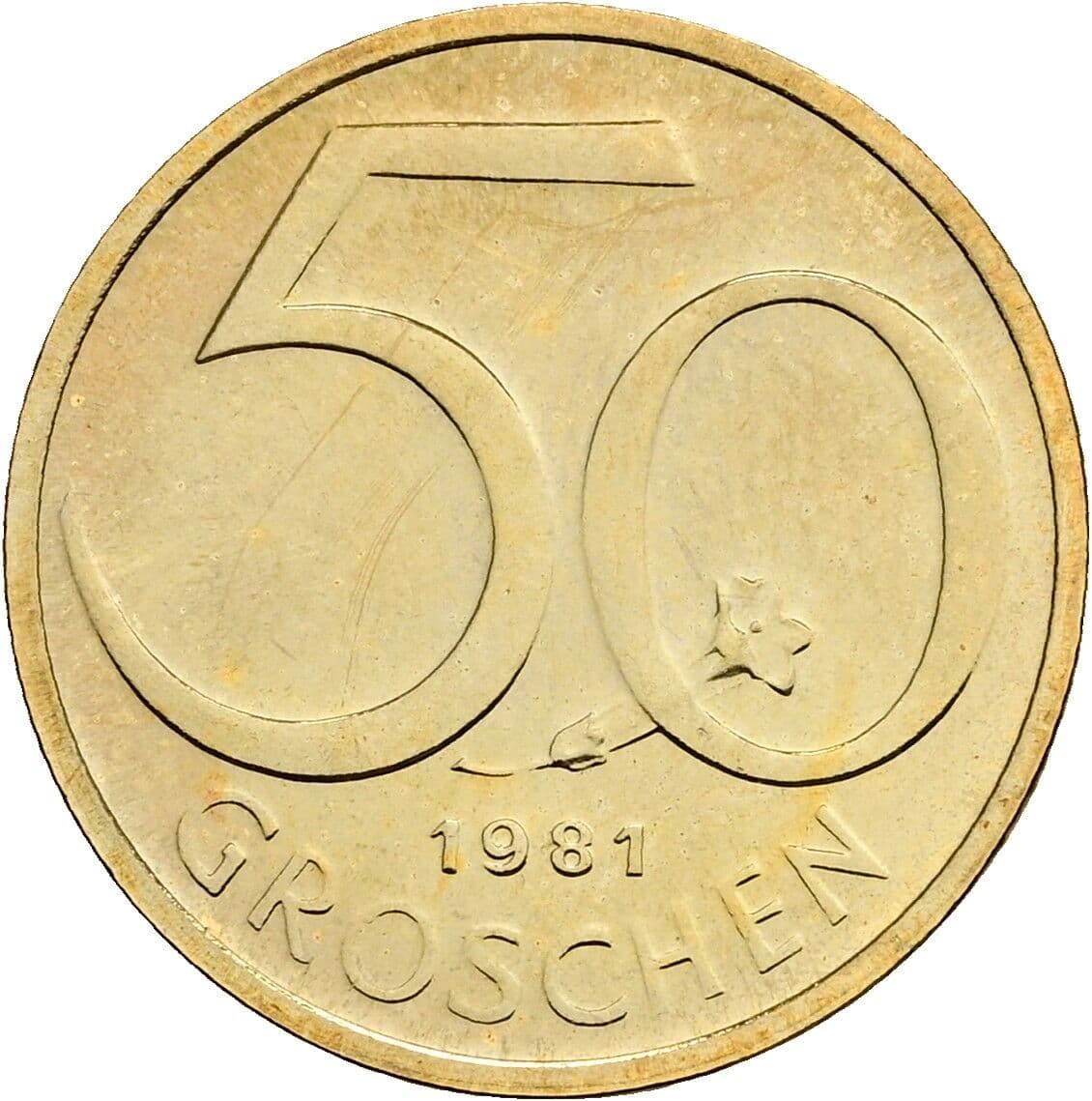 50 Groschen 1981 – Vorderseite