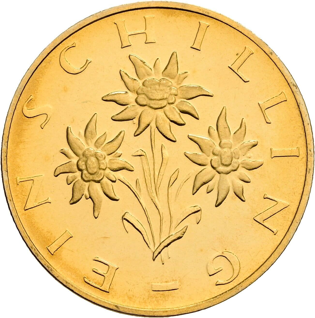 1 Schilling 1981 – Rückseite