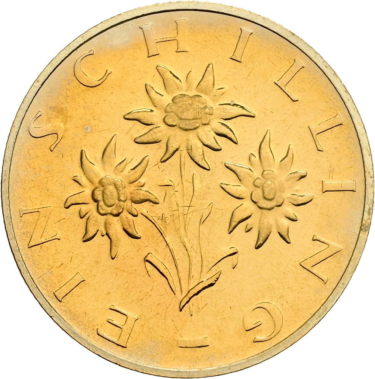 1 Schilling 1981 – Rückseite