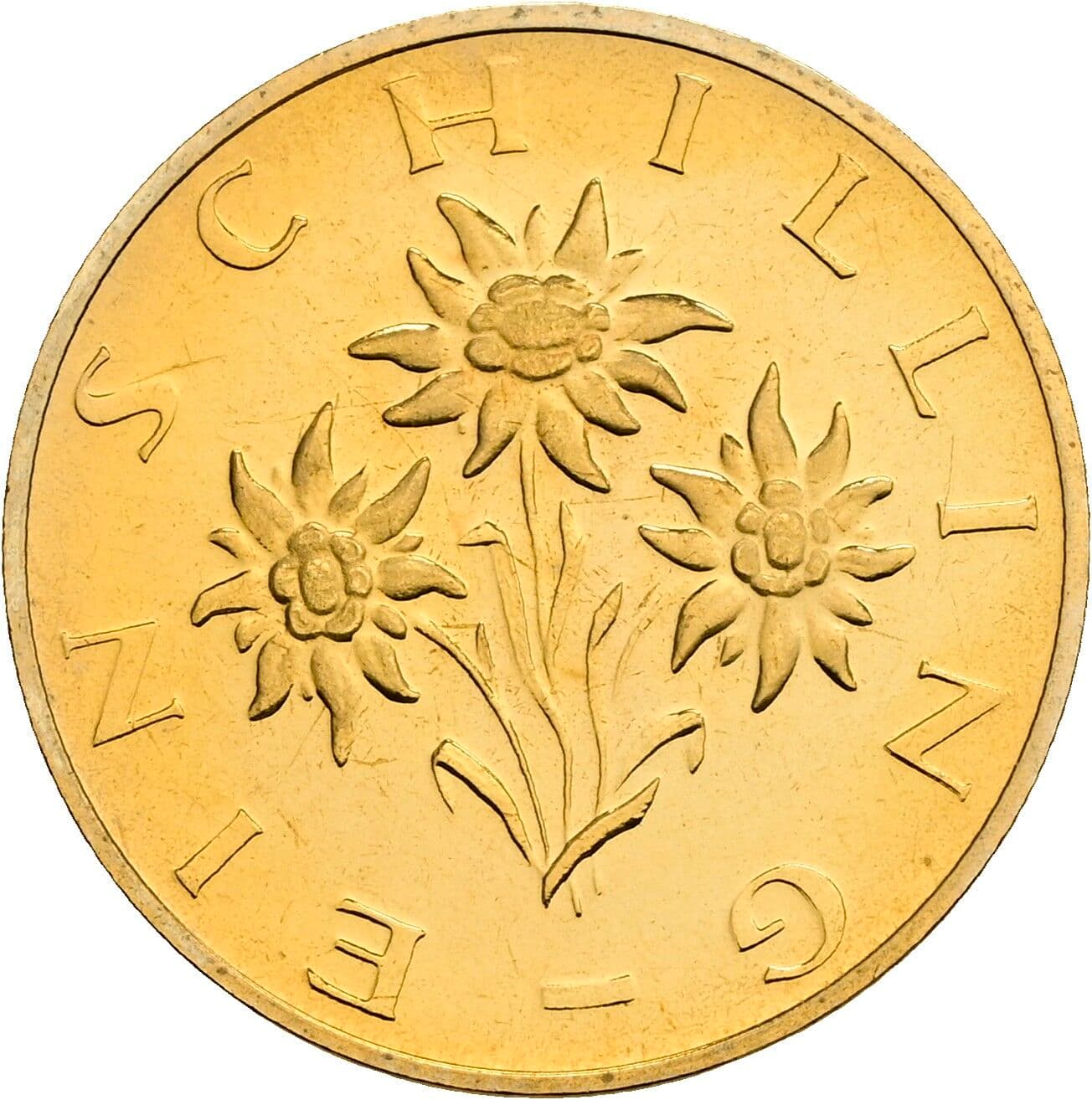 1 Schilling 1981 – Rückseite