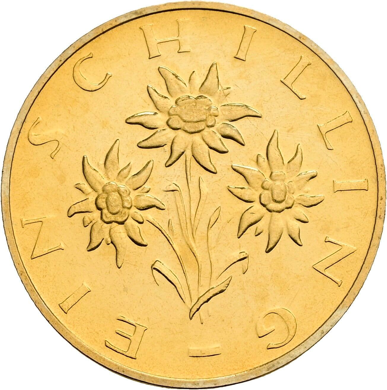 1 Schilling 1981 – Rückseite