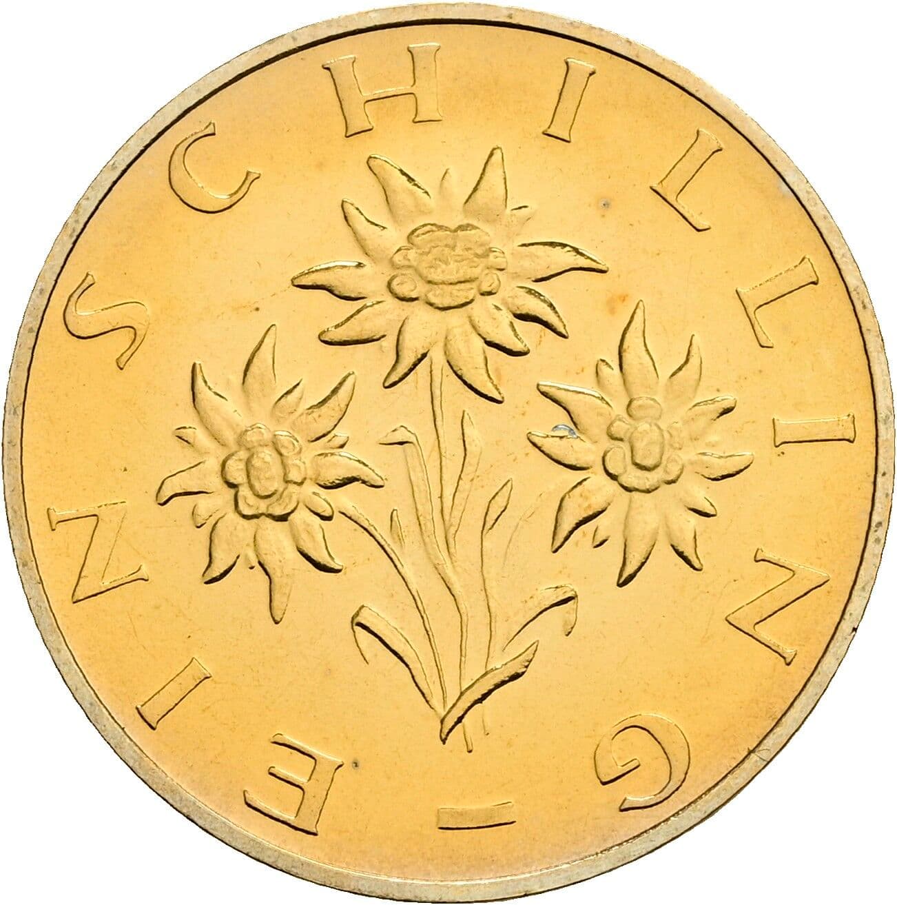 1 Schilling 1981 – Rückseite