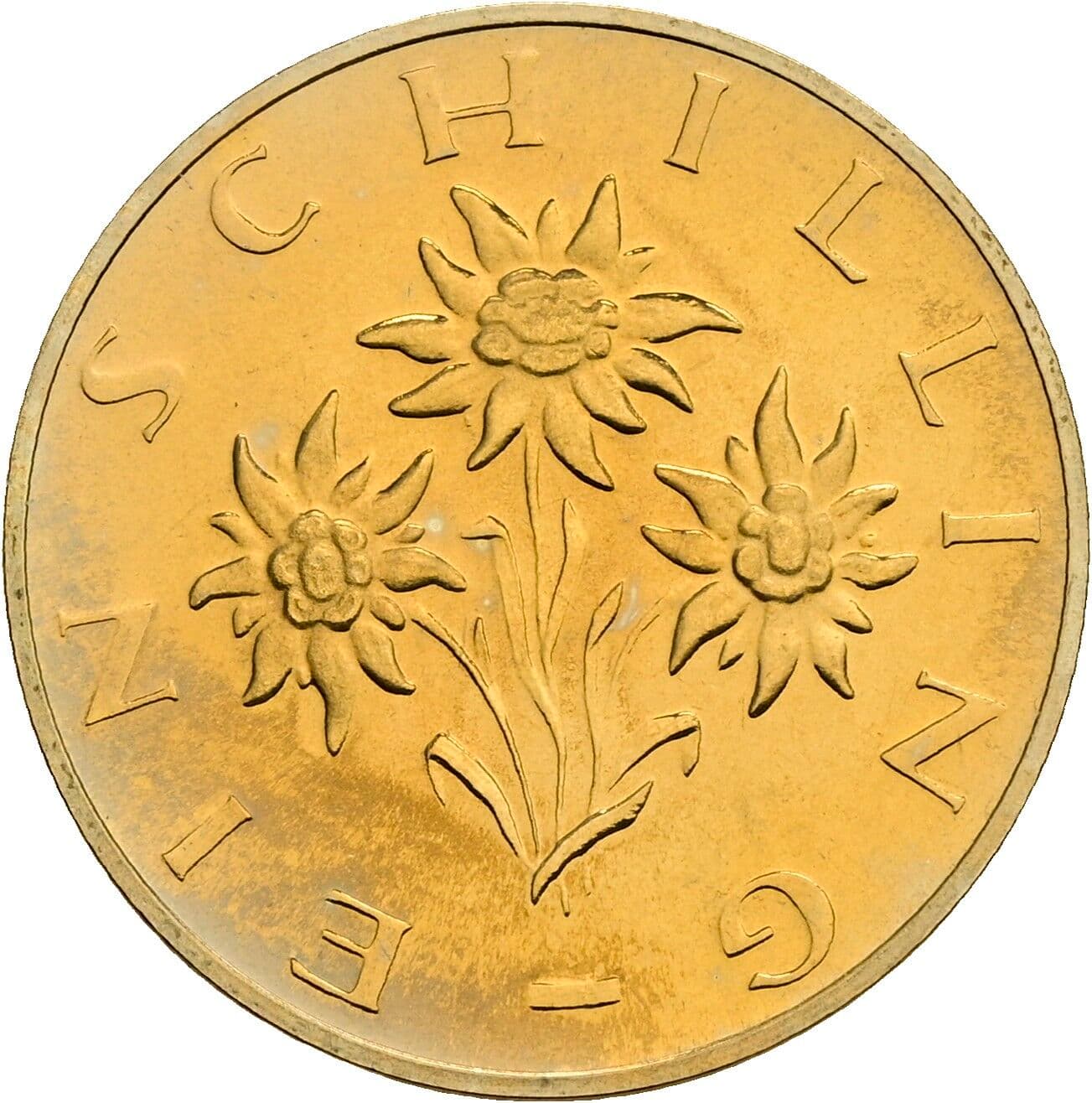 1 Schilling 1981 – Rückseite