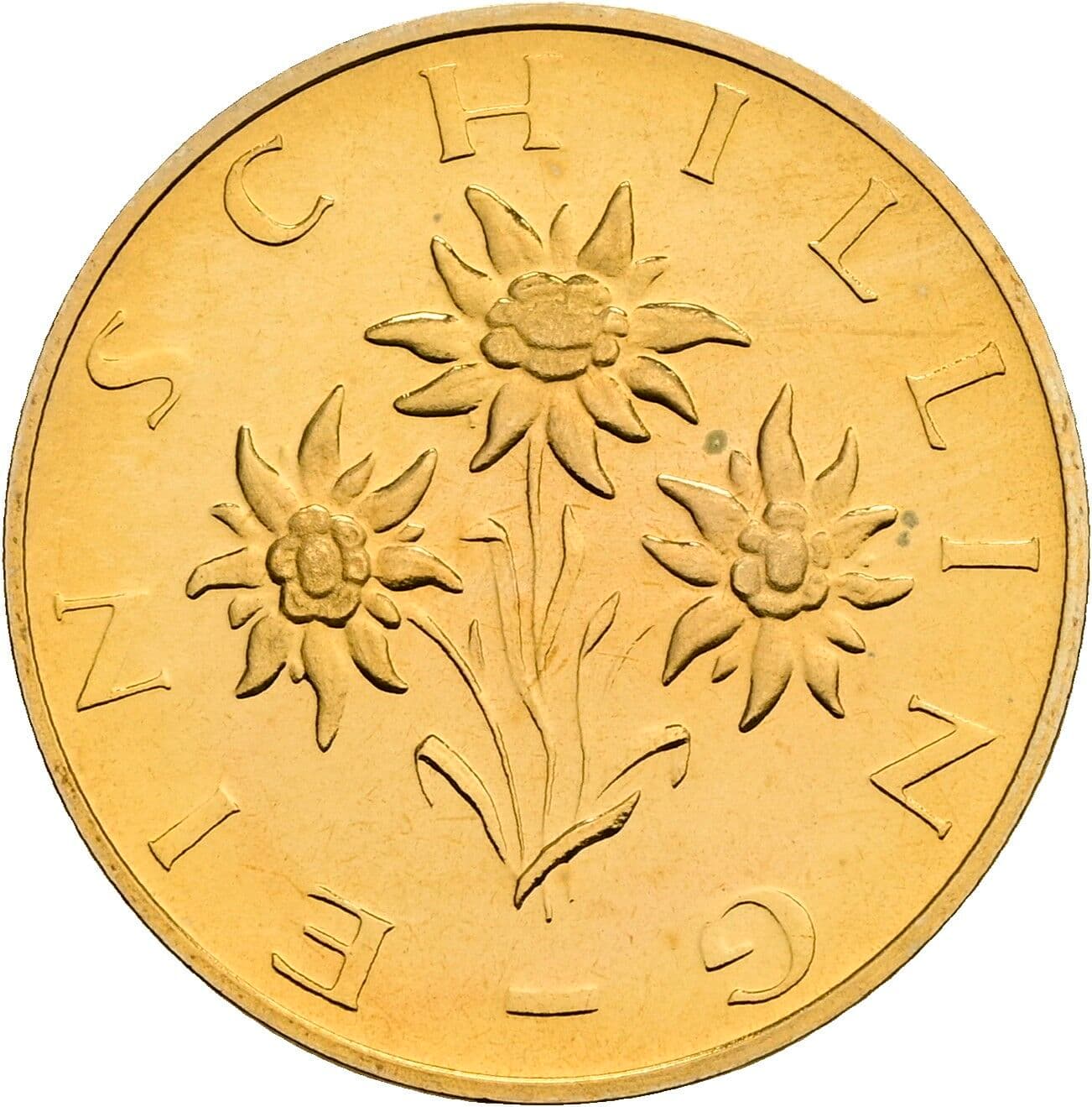1 Schilling 1981 – Rückseite